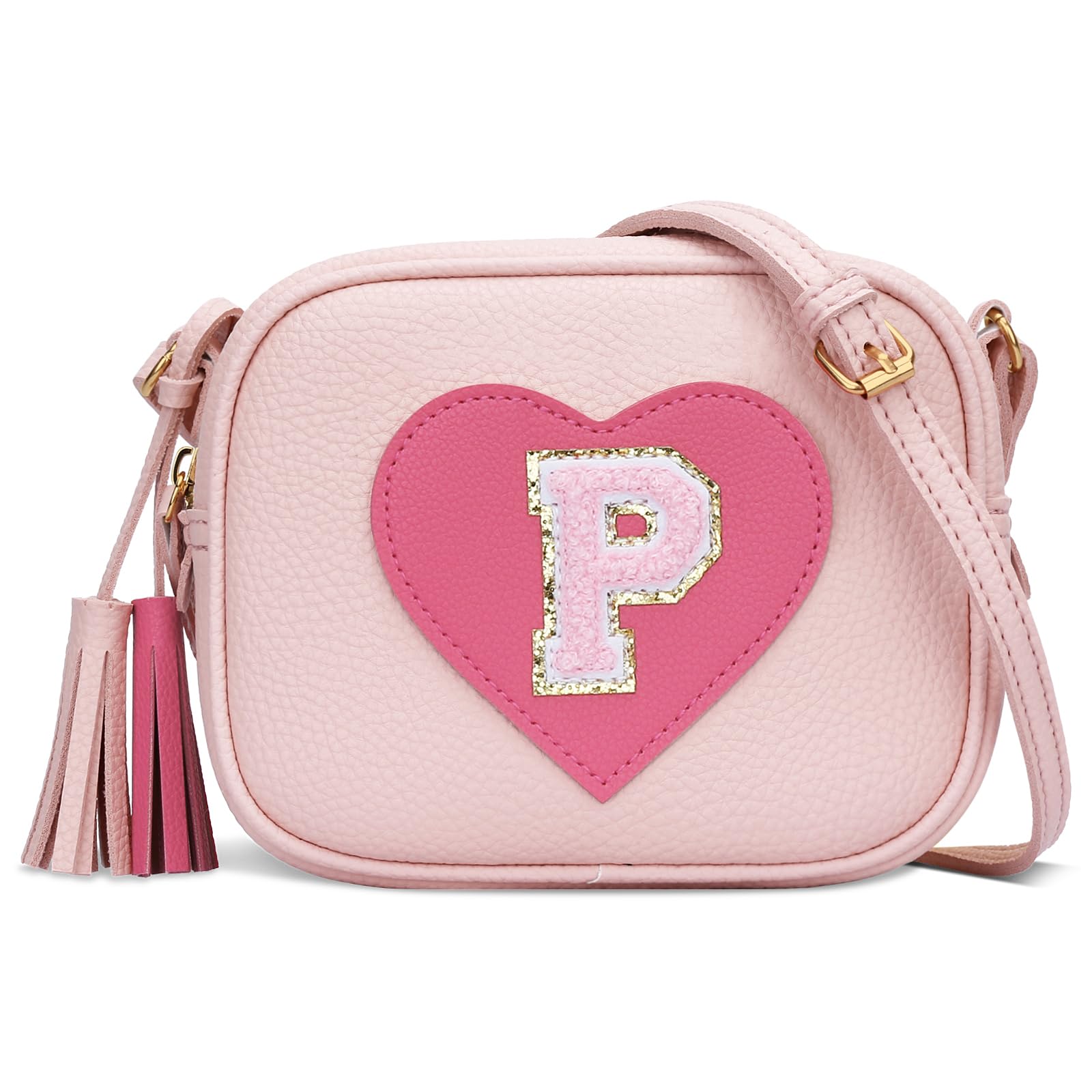 KKXIU Gifts for 3 4 5 6 7 8 Year Old Girls Initial Toddler Purse