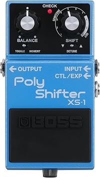 BOSS XS-1 Poly Shifter | Compact Pitch Shifting Pedal | Class-Leading Quality | Change Guitar/Bass Pitch Across 7 Semitones or 3 Octaves | Natural Feel & Response | Connect External Footswitches