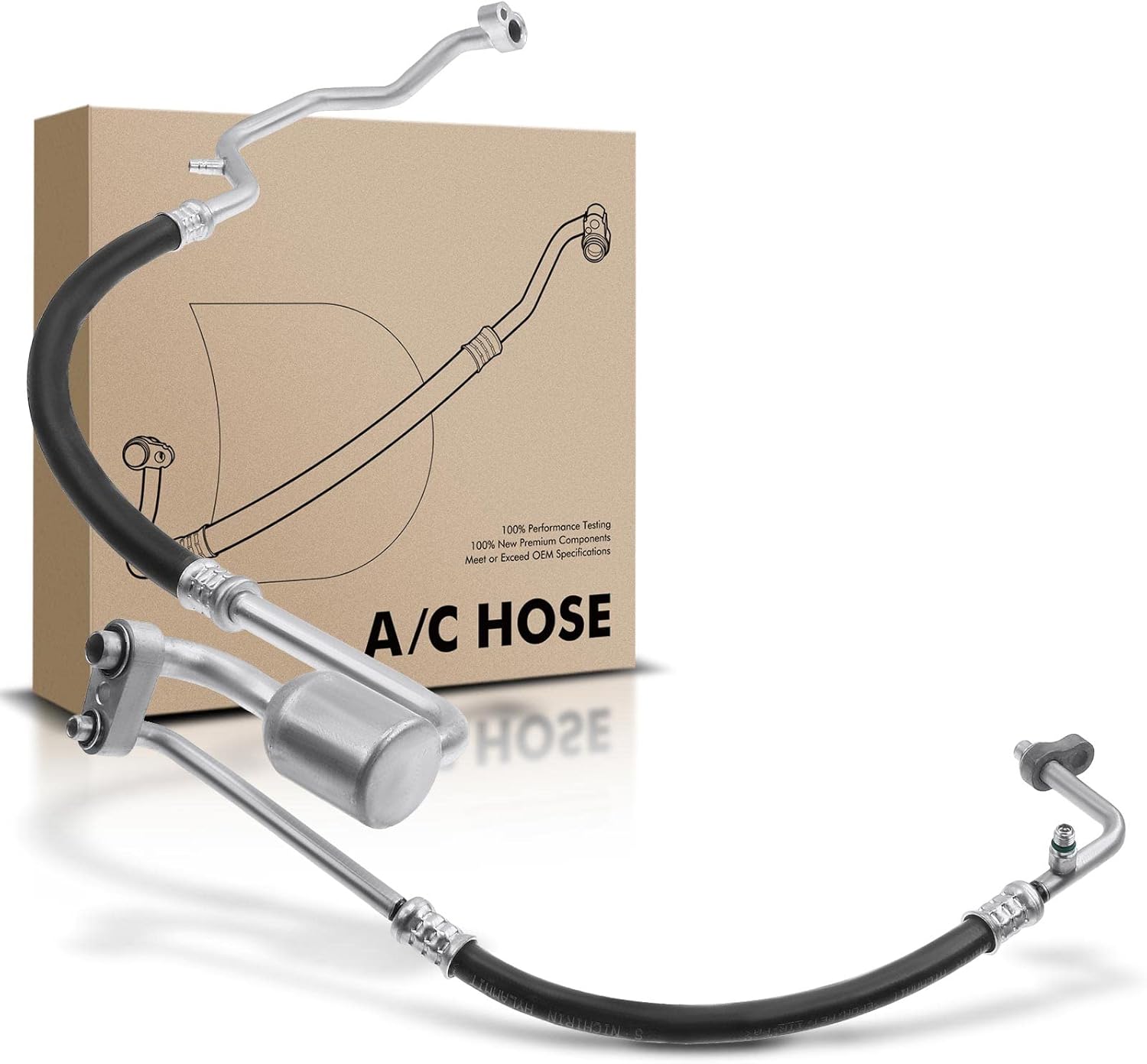 A-Premium A/C Suction Hose & Discharge Line Hose Assembly Compatible with Chevrolet Blazer 2019-2021 & GMC Acadia 2017-2019 & Cadillac XT5 2017-2021, XT6 2020-2021, 3.6L, with R-134a A/C System