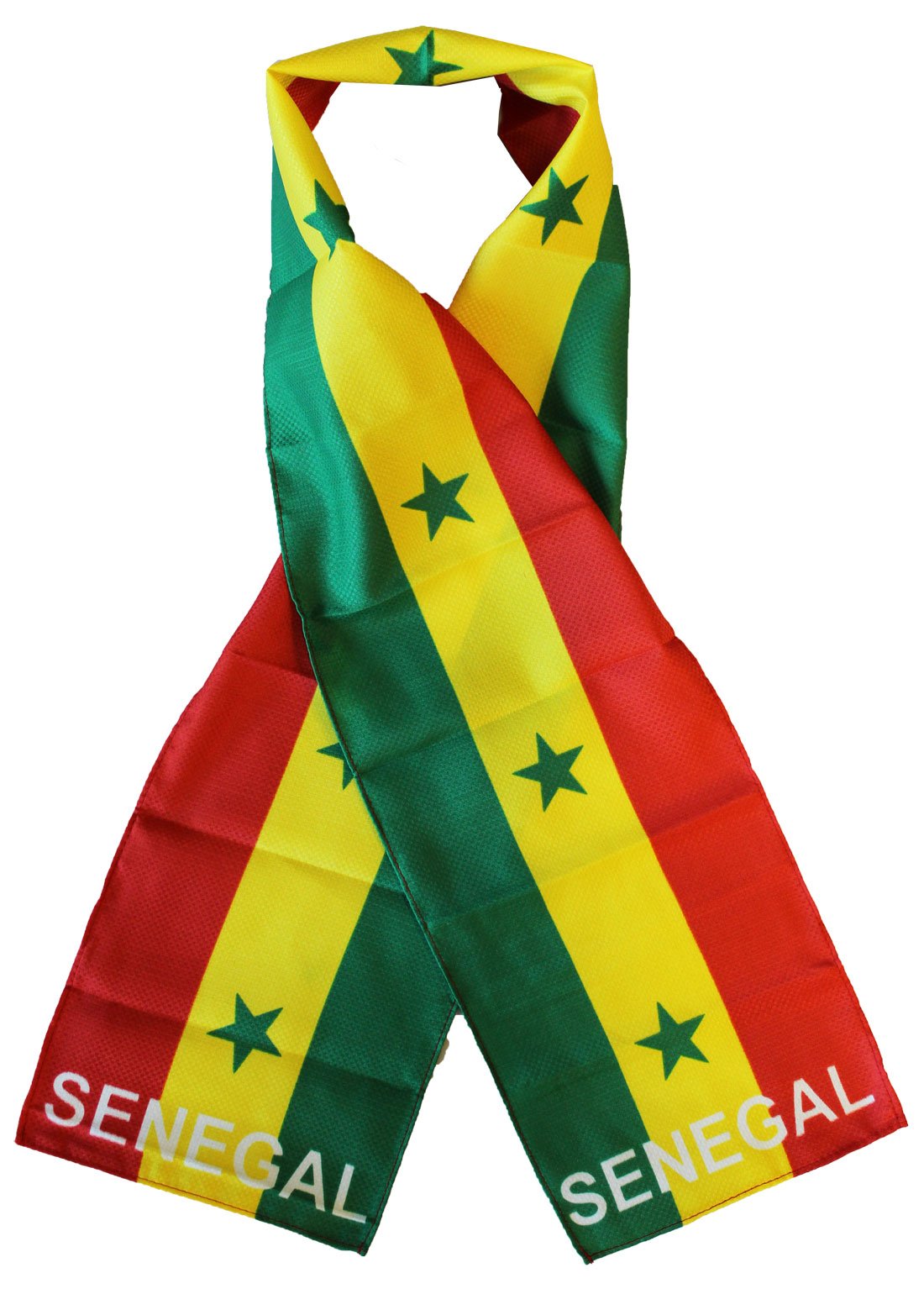 Flagline Senegal - 8" x 60" Lightweight Flag Scarf