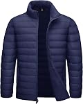 TACVASEN Men's Puffer Jacket Lightweight Warm Winter Insulated Water Repellent Windproof Quilted Coat