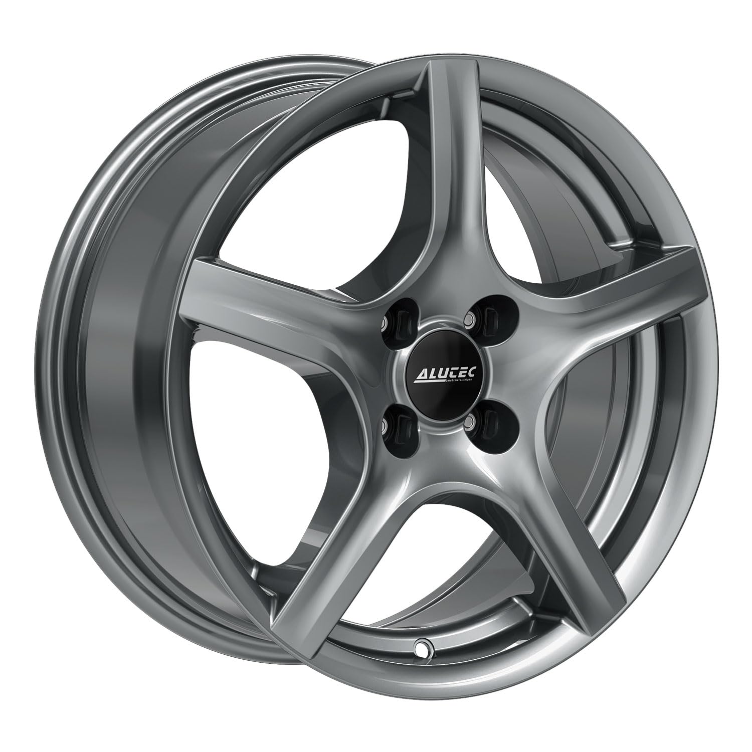 4 x felgi Alutec Grip 5.5Jx15 ET40 4 x 100 grafitowe kompatybilne z SMART/DAIMLER 451 forfour