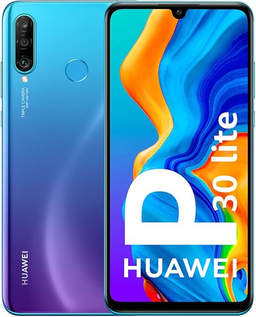 HUAWEI P30 lite 15.6 cm (6.15") 128 GB 4G Blue 3340 mAh P30 lite, 15.6 cm (6.15"), 2312 x 1080 pixels, 128 GB, 24 MP, Android 9.0, Blue