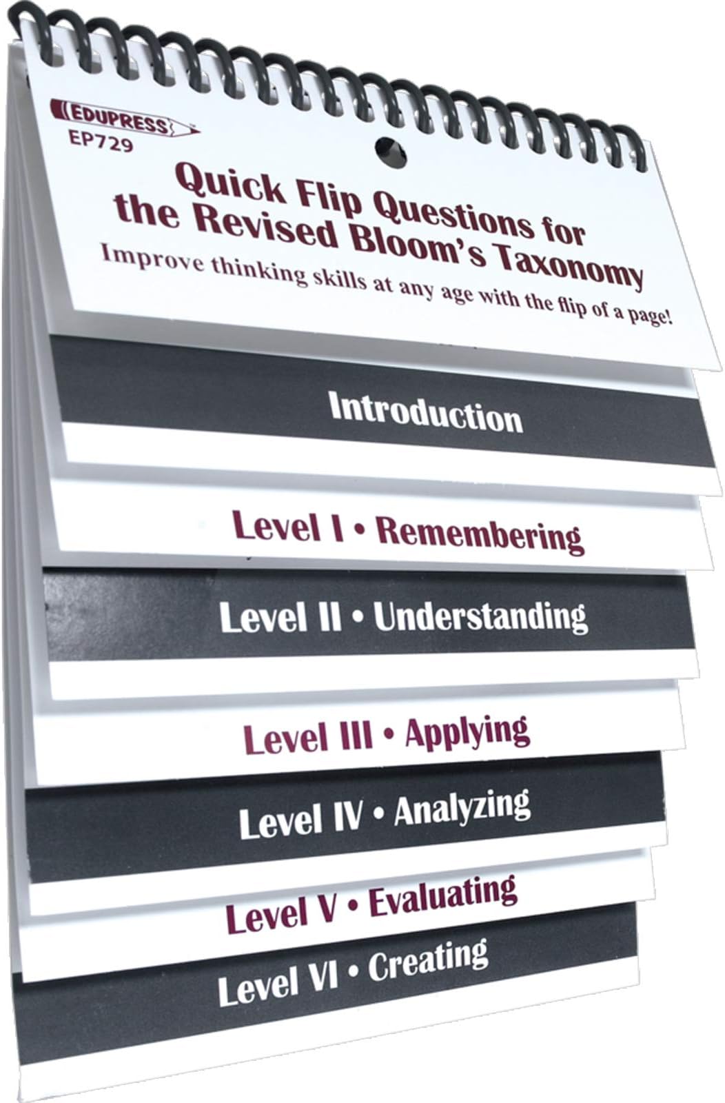 Teacher Created Resources Edupress EP-729 Revised Bloom’s Taxonomy Quick Flip Questions