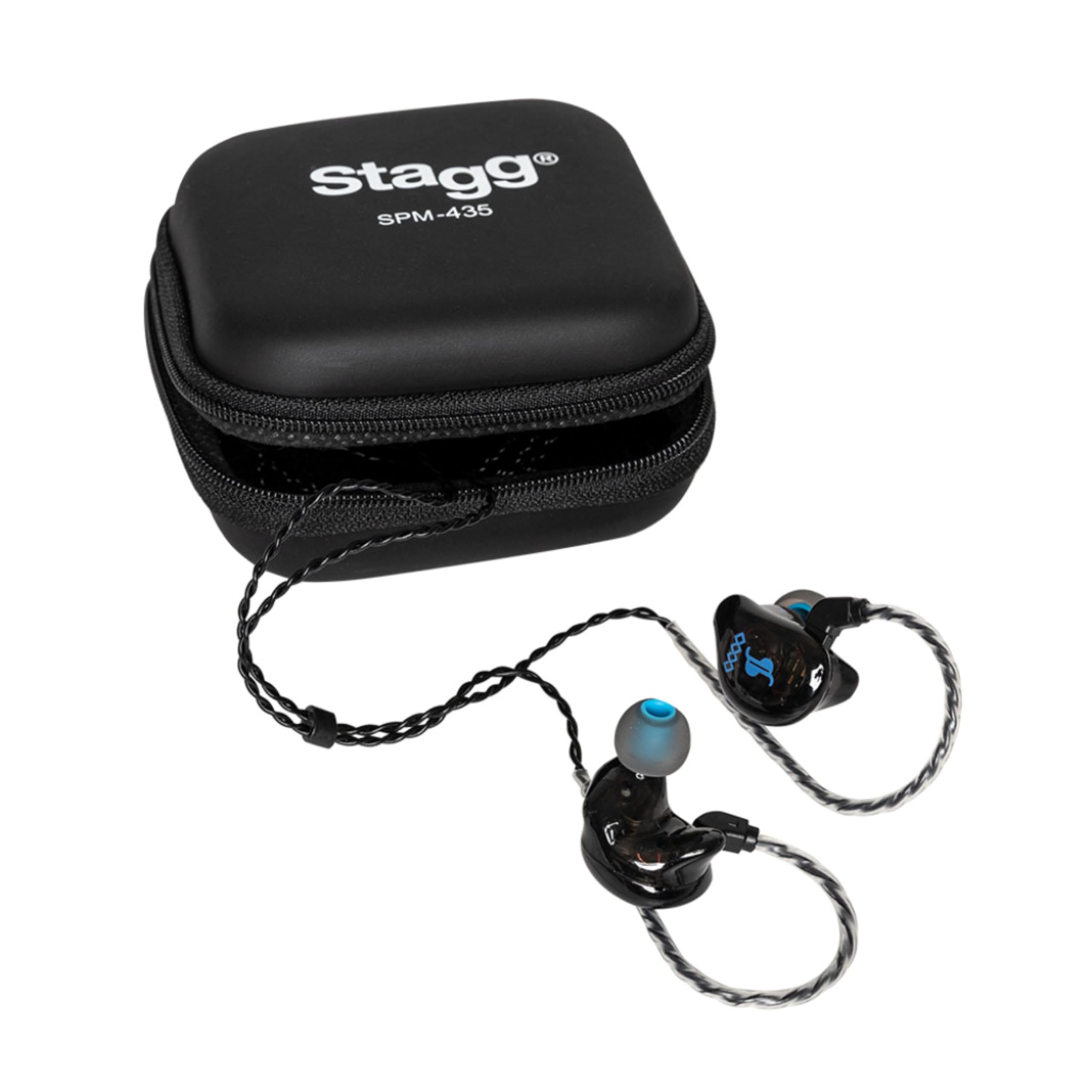 STAGG 4-DRIVER IN-EAR MONITORS BLACK