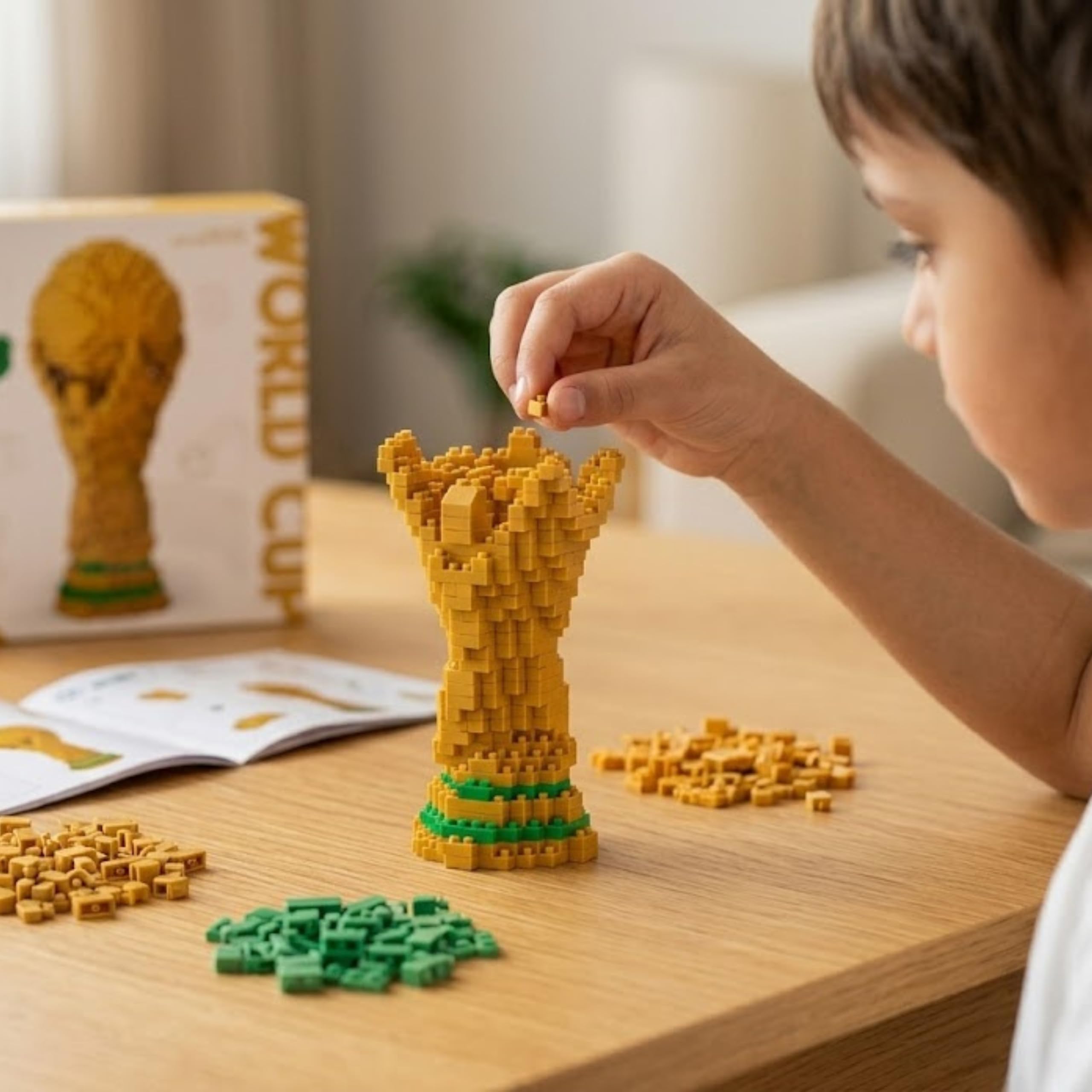Puzzle Fútbol Niños 3D Copa del Mundo, Regalo Niño 6 años-8 años-10 años, Regalos Futbol Niños Juegos, Regalos Niños Más Vendidos