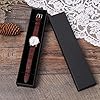 Necklace Bracelets Watch Pen Chain Gift Box Black Long Necklace Case Kraft Paper Jewelry Box Gift Box for Neckalce for Earrings Chain Jewelry Gift box for Mens Women 21 * 4 * 2.4cm #2