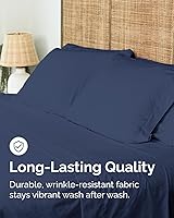 Vista 171 de Sábana encimera de bolsillo profundo, más suave que el algodón egipcio, 1 sábana encimera para colchón tamaño Queen