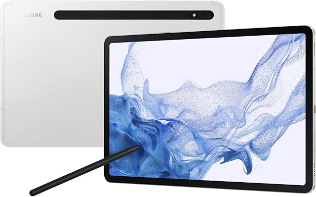 Samsung Galaxy Tab S8 11 Inch 128GB 5G Android Tablet Silver (UK version)