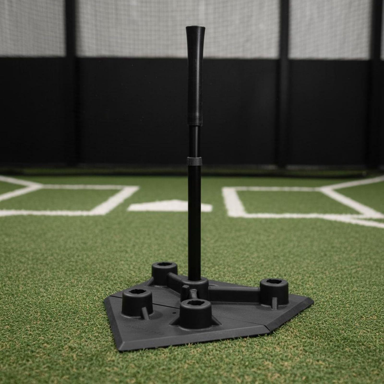 Baseball Training Stand tee de Bateo Ajustable Soporte de Béisbol Base Estable Poste Reforzado Portátil de 19 Pulgadas Adecuado para Ejercicios