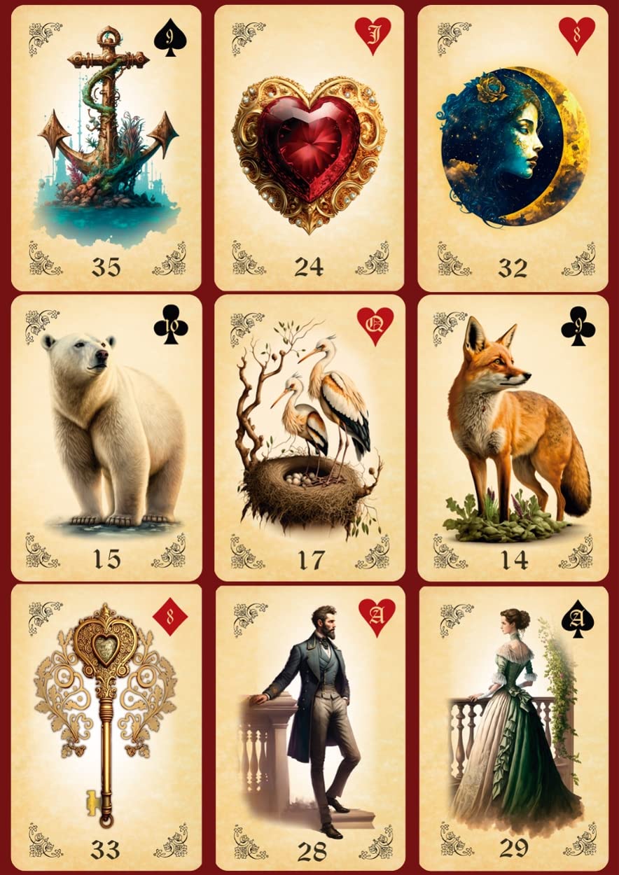 Baralho Cigano Lenormand Classico (Em Portugues do Brasil)