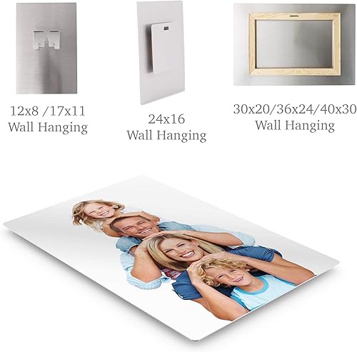 Miniatura 2 de Smile Art Design Imagen personalizada de metal para decoración de pared, impresión de metal, pon tu foto en metal, impresiones fotográficas