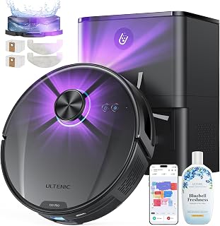 Ultenic Saugroboter mit Wischfunktion 10000Pa mit Absaugstation 3,5L