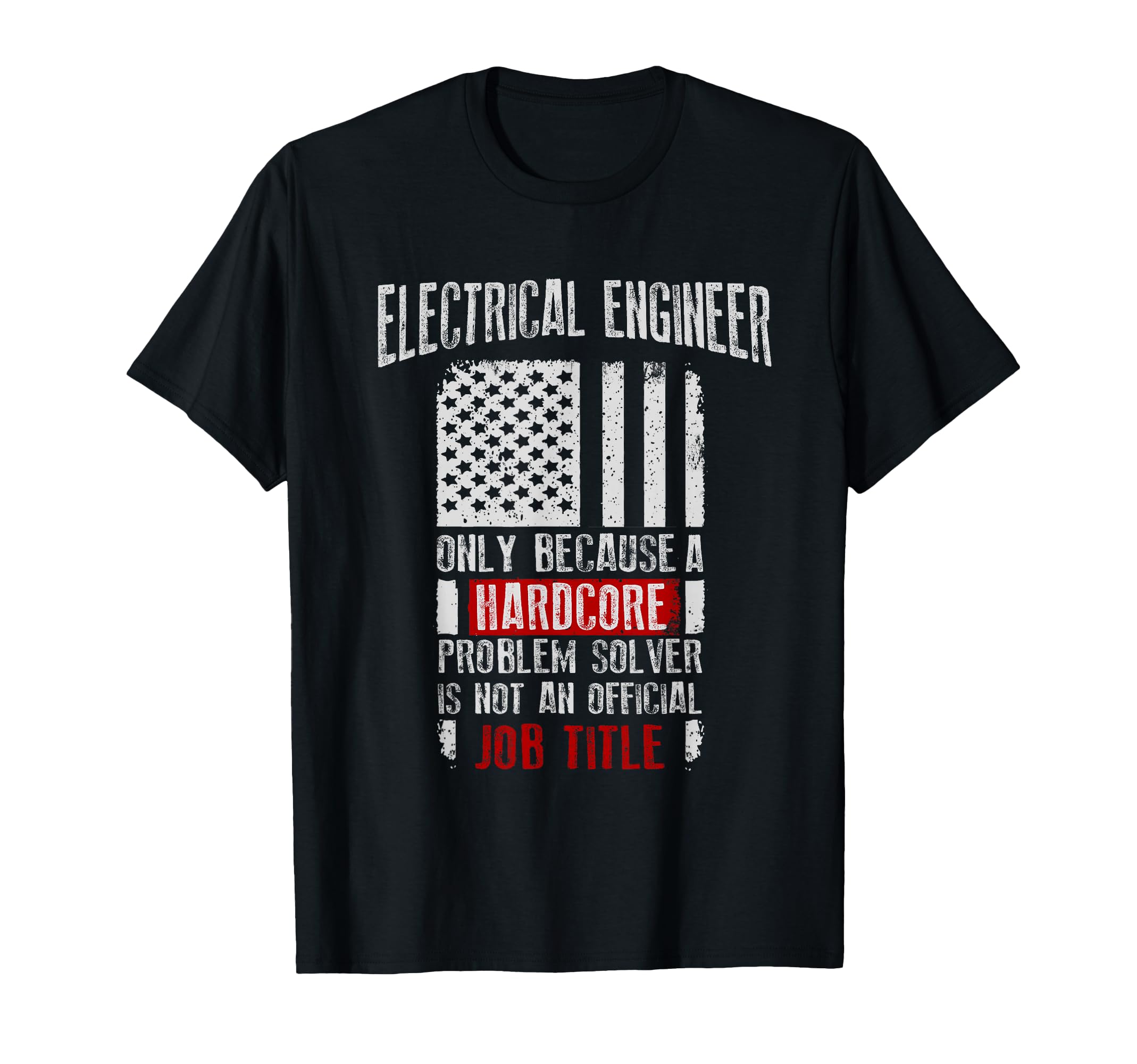 Electrical Engineer Definition Vintage USA American Flag T-Shirt