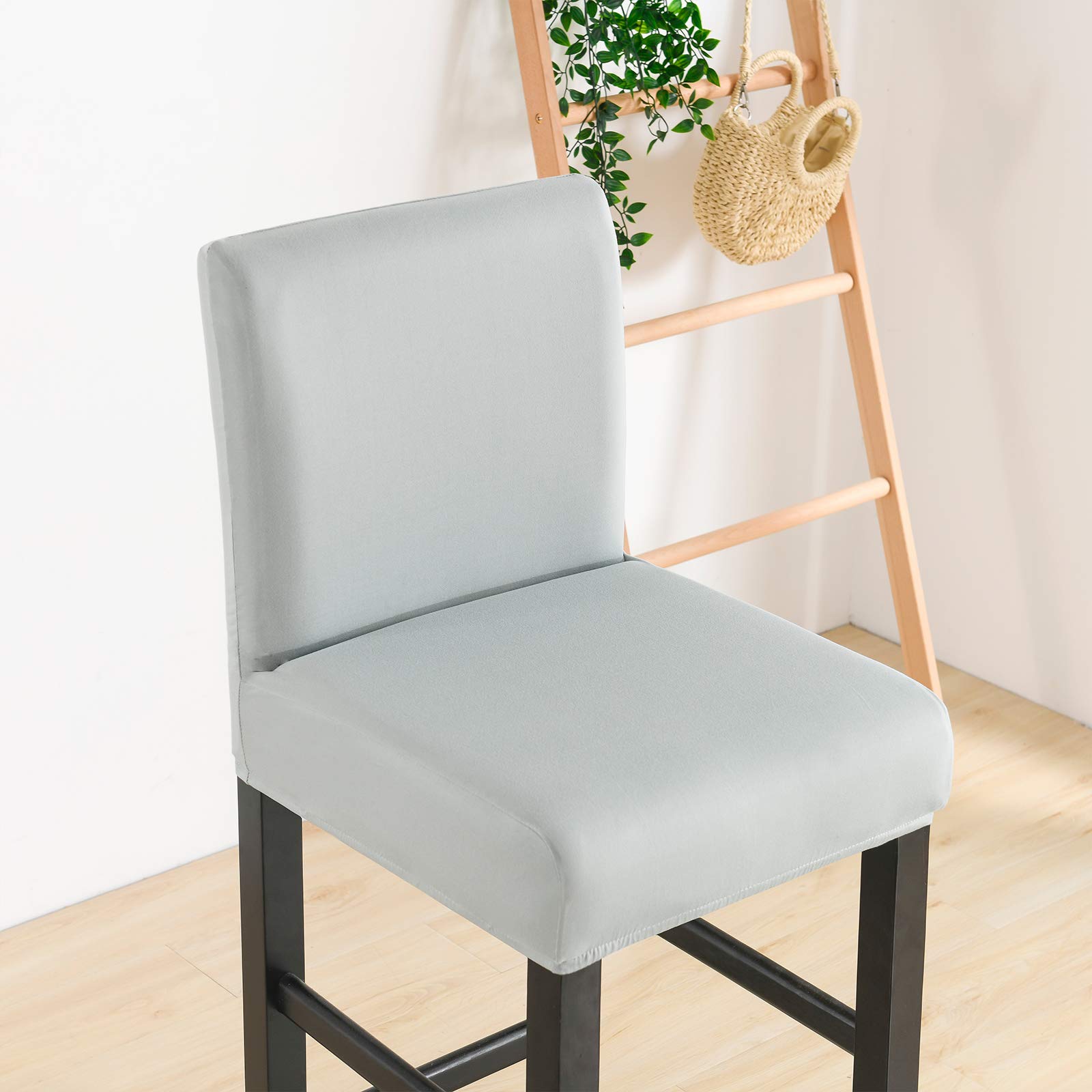 Housses de chaise de bar extensibles et lavables bleu roi