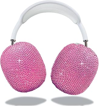 Amazon.com: Glitter Case for Airpods Max, Pink Bling Rhinestone
