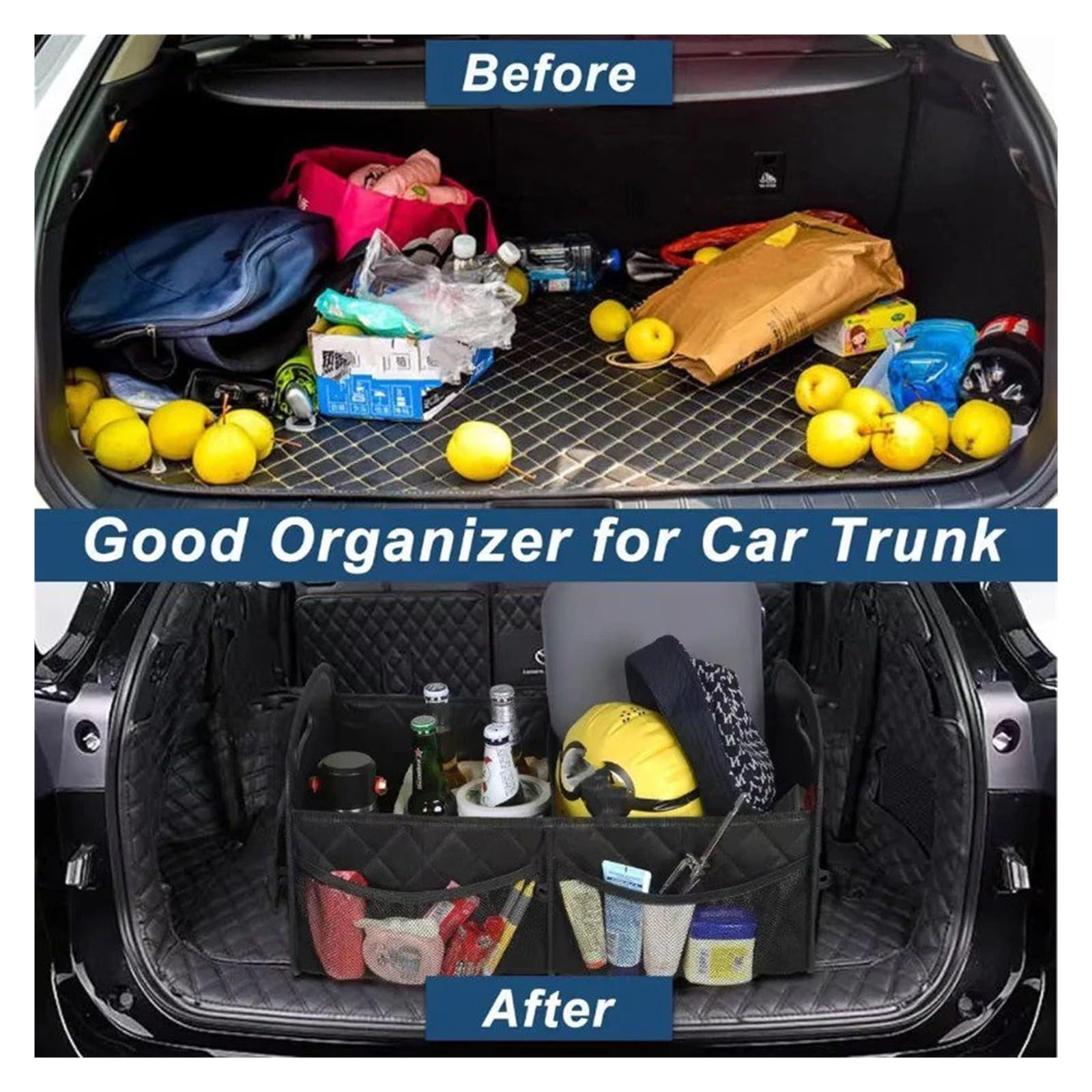 Rücksitz Organizer Auto Karierte Oxford-Stoffbox