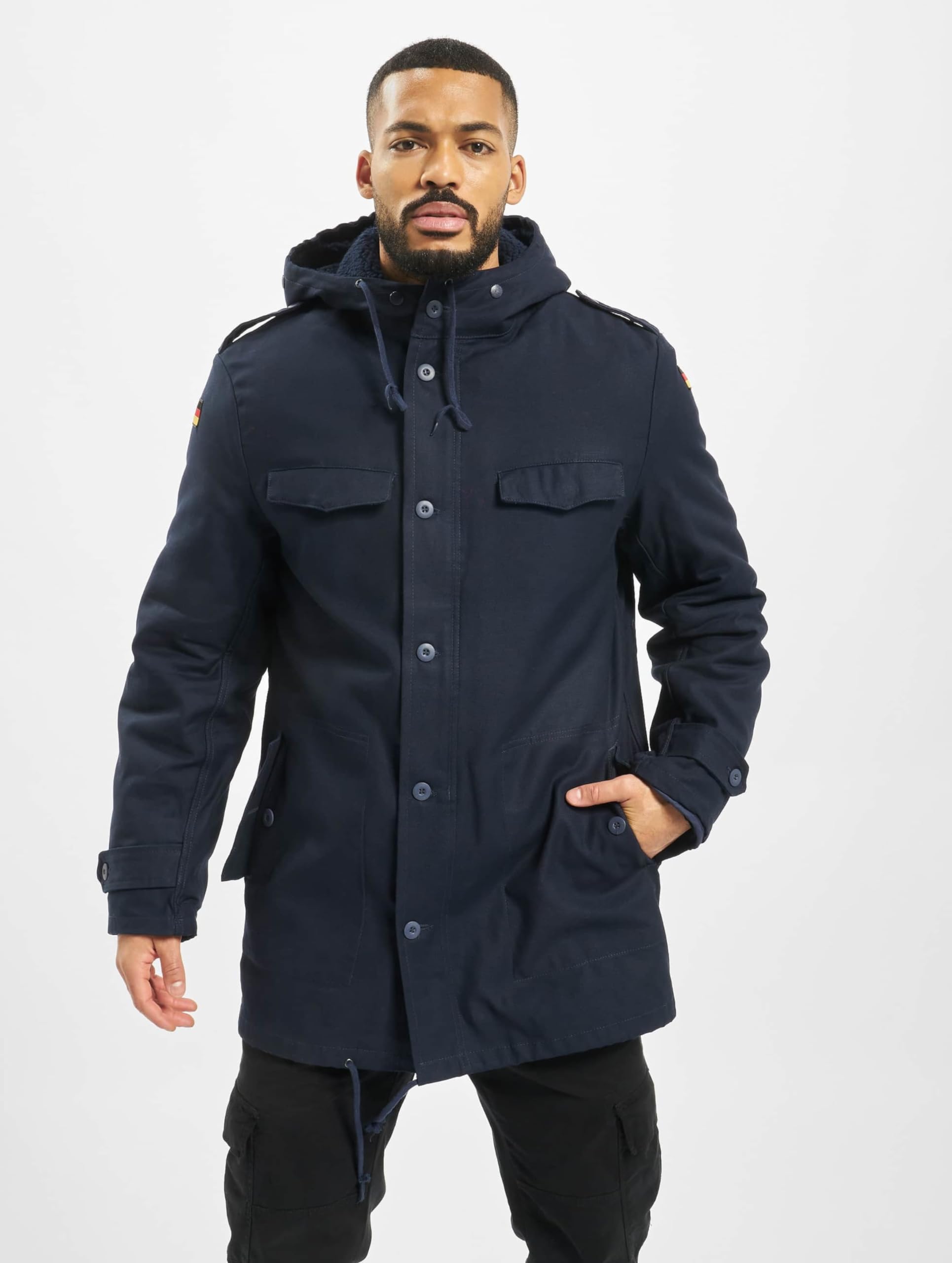 Brandit BW Parka Flag, rozmiar od 46 do 64, grantowy, 6XL