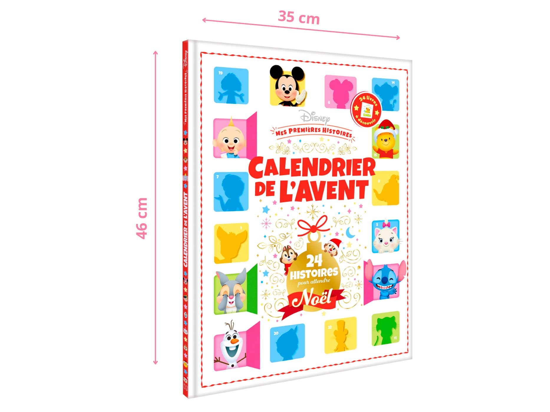 DISNEY BABY - Mes Premières Histoires - Le Calendrier de l'Avent 24 Histoires