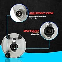 Vista 5 de Conjunto de luces antiniebla para Chevy Suburban/Tahoe 2007, 2008, 2009, 2010, 2011, 2012, 2013, 2014, kit de repuesto para Avalancha 2007-2013