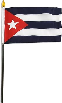 US Flag Store Cuba Flag, 4 by 6-Inch