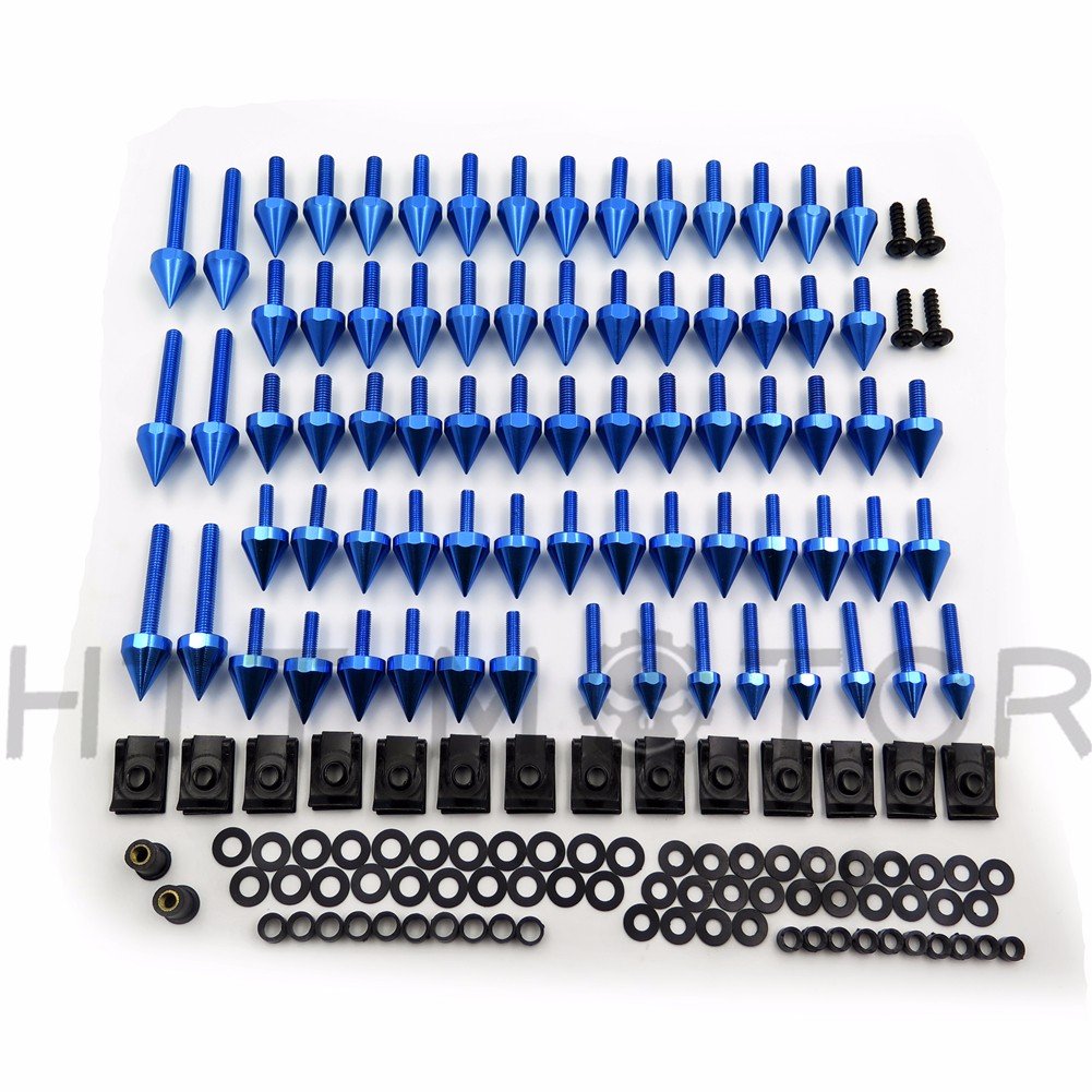 にま Amazon.com: XKMT-Blue Spike Socket Head Bolts Button Head Bolts