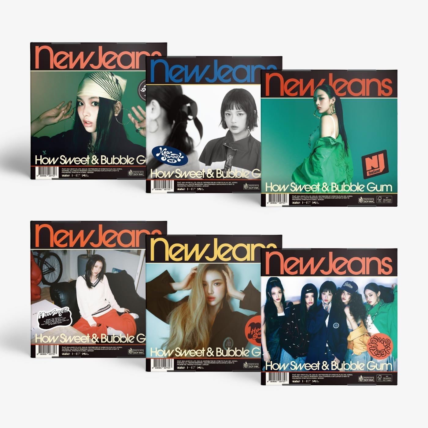 NewJeans How Sweet Double Single Album Standard Ver NJS (Standard DANIELLE Ver), undefined