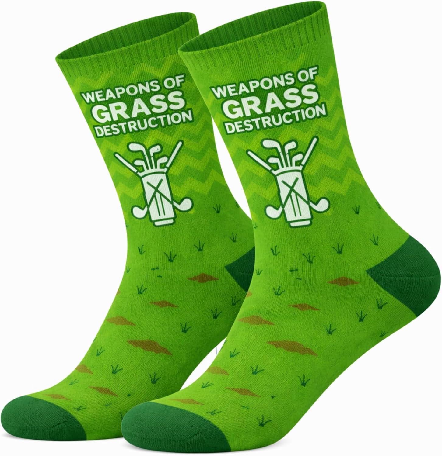 Funny Golf Socks | Golf Accessories and Gifts for Men | Dad Birthday Gifts for Golfers | Size 6-12