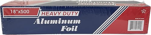 Papel de aluminio resistente de 18" x 500 pies