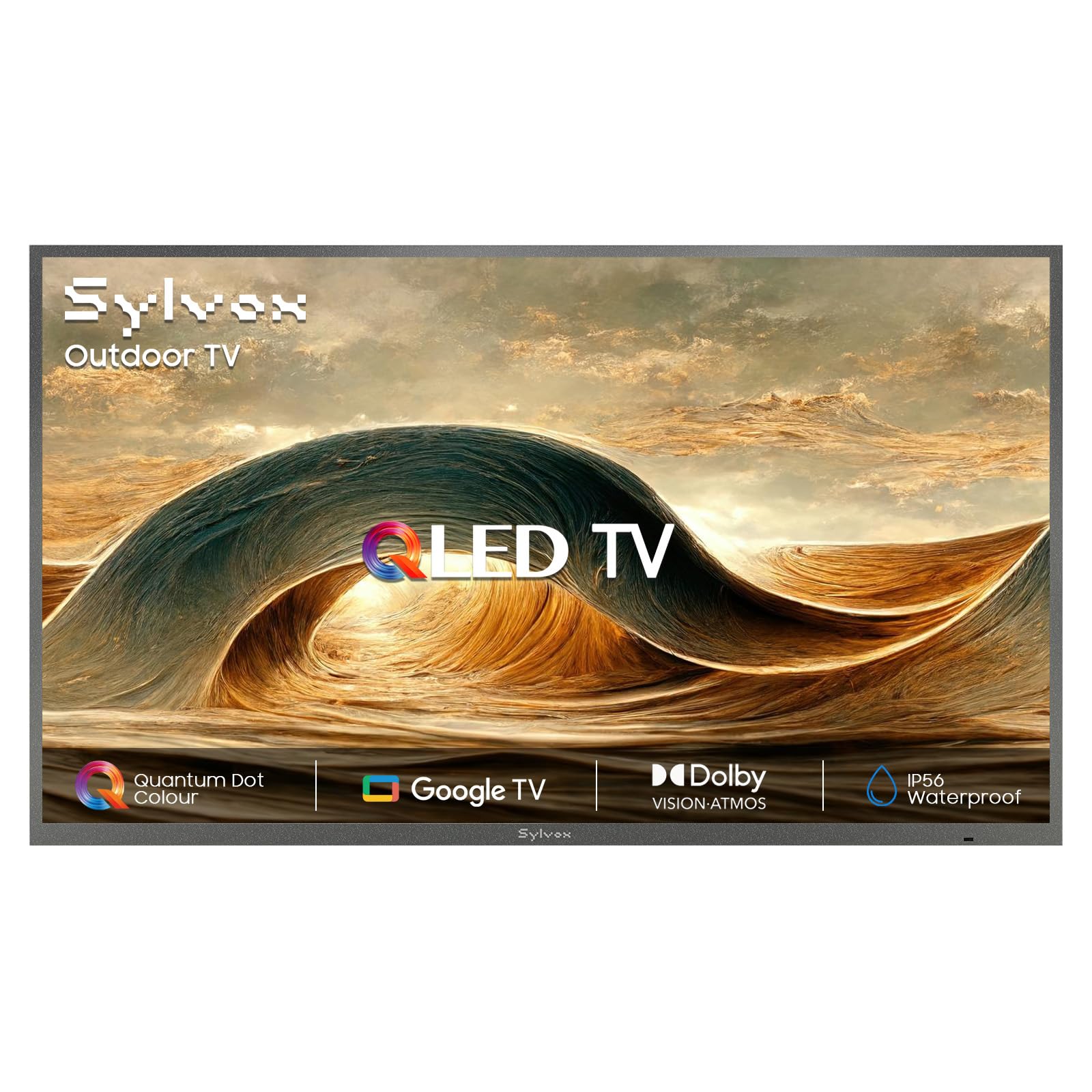 Amazon.com: SYLVOX Outdoor TV, Smart QLED TV 75 inch, Weatherproof