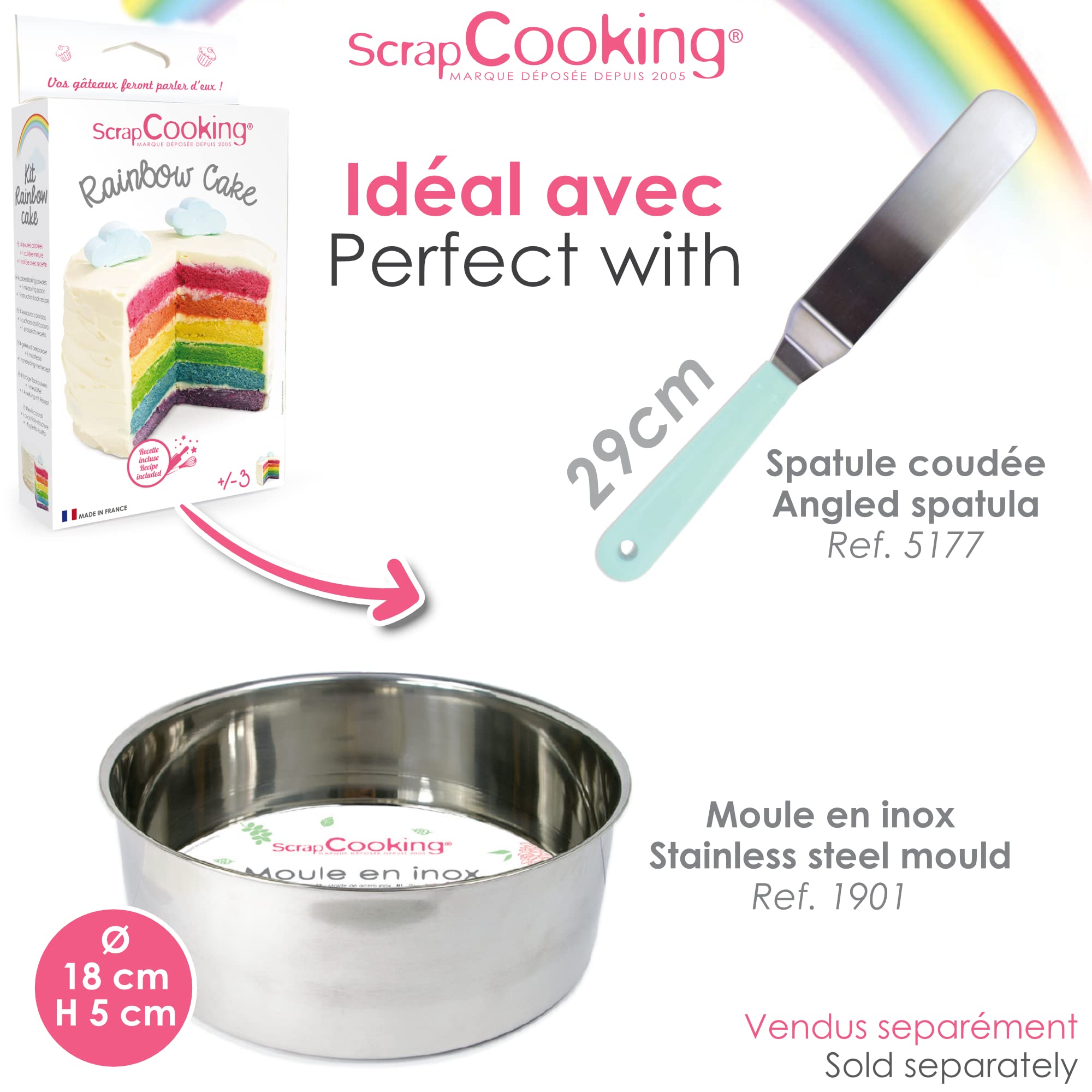 Scrapcooking Kit - Torta Arcobaleno