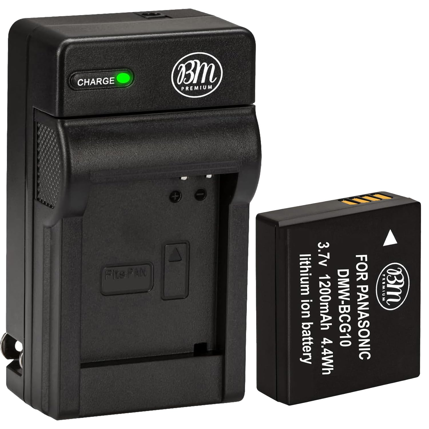 Amazon.com : BM DMW-BCG10 Battery and Charger for Panasonic Lumix