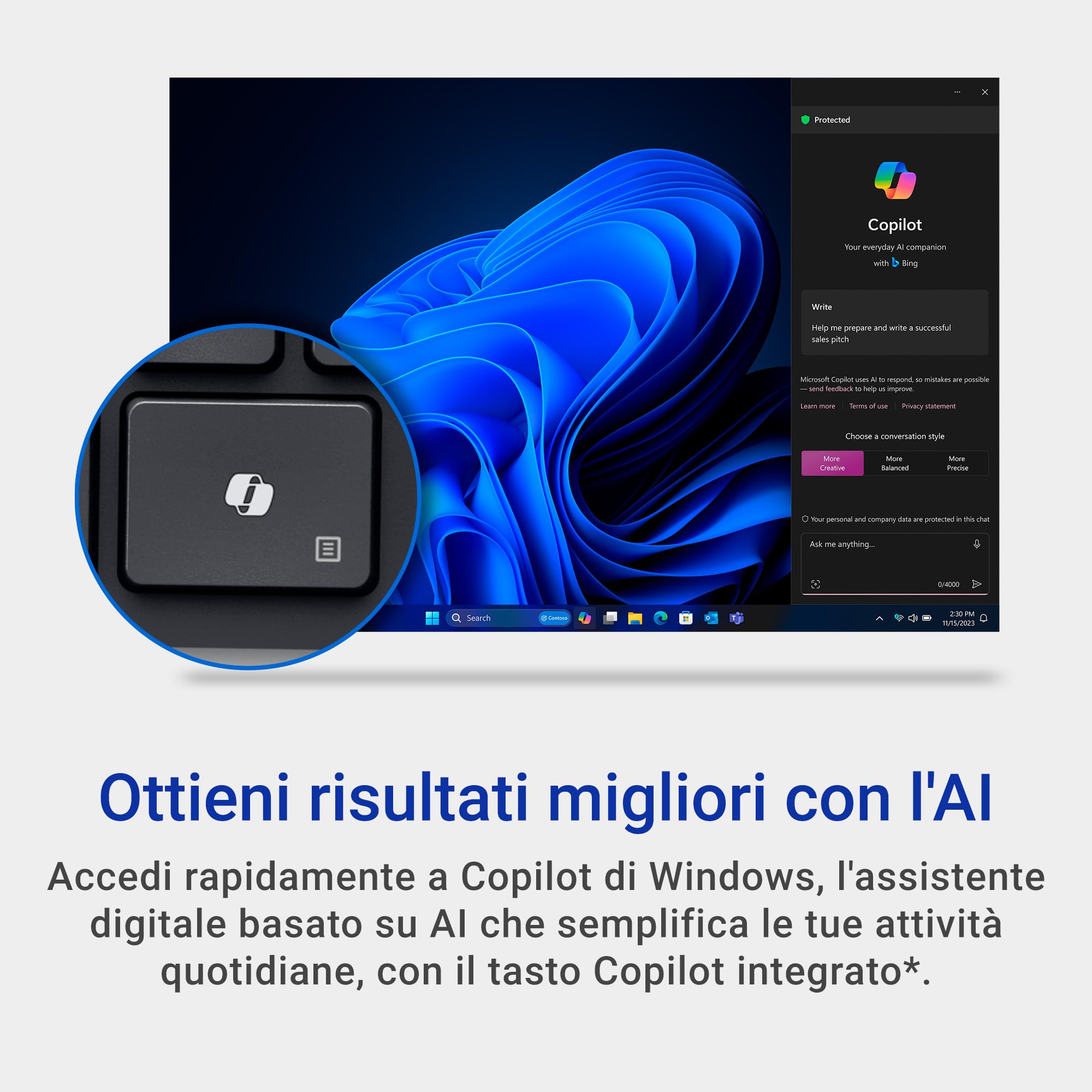Dell Silent Keyboard and Mouse - KM555 - Italian (QWERTY)