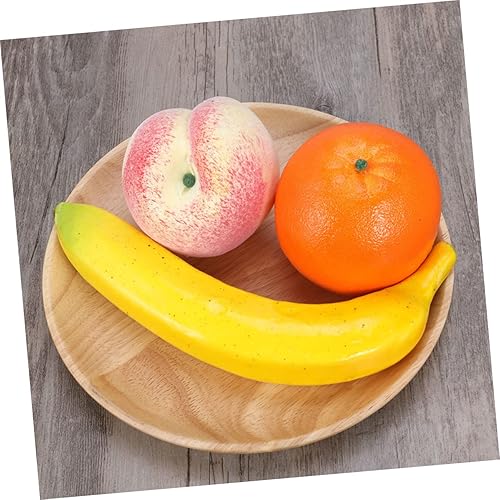 Miniatura 5 de HOMSFOU 4 unids Artificial Frutas Ventana Plástico Alimentos Artificiales Decorativas Para Sala Alimentos Artificiales Foto Accesorios Decorativos