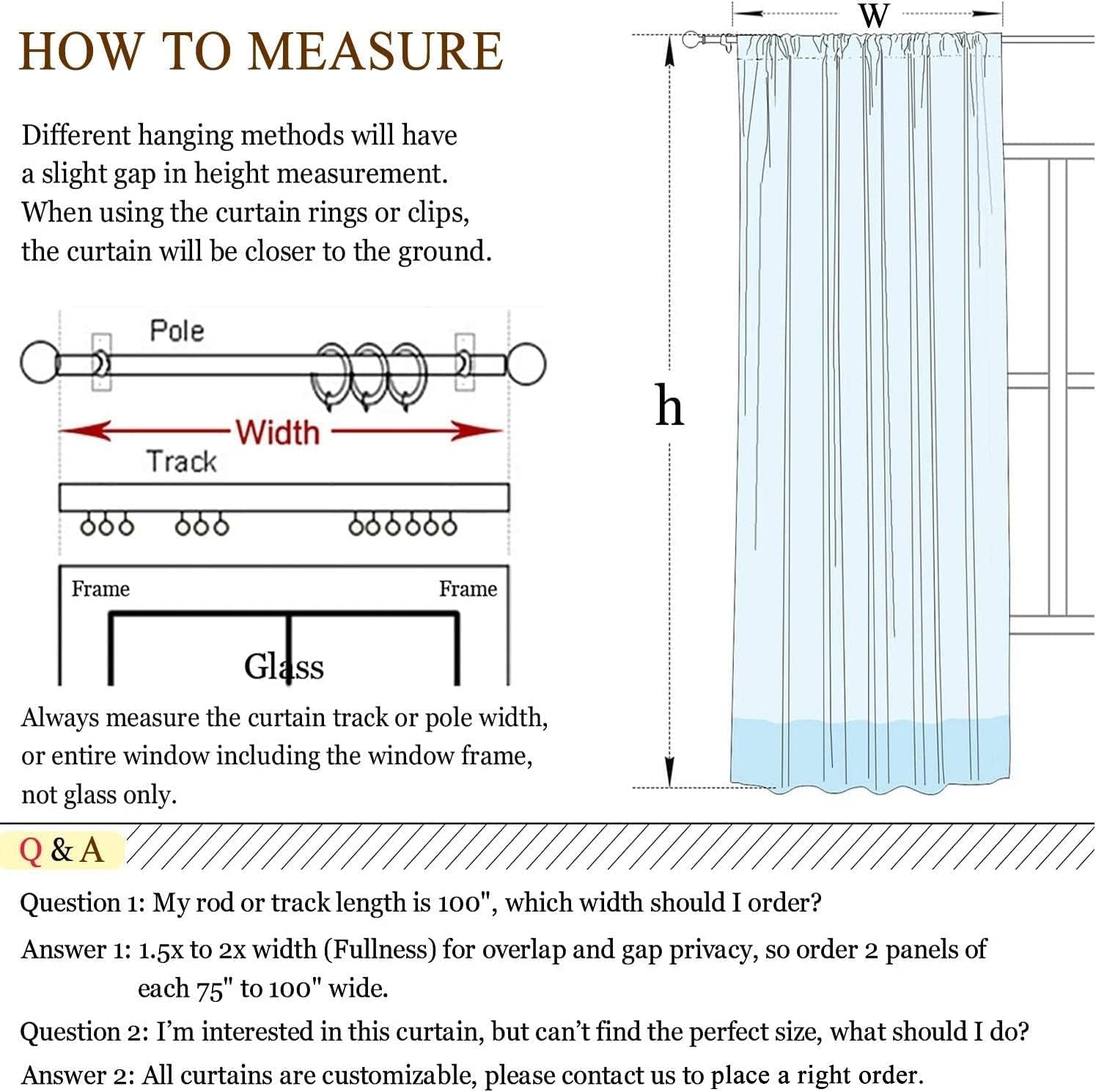 TWOPAGES Hunter Green Room Darkening Curtain Drape 108 Inches Long, Polyester Linen Window Curtain 4-in-1 Header Rod Pocket Flat Hooks Back Tab Hook Belt for Living Room, 52W x 108L, 1 Panel