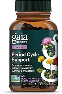 Cycle Support - Supports Hormone Balance & PMS Relief - Herbal Supplement with Vitex Berry & Schisandra - Free from Gluten, Dairy & Soy - 60 Vegan Capsules (30 Servings)
