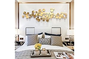 YUDACHU Gold Wall Art for Bedroom