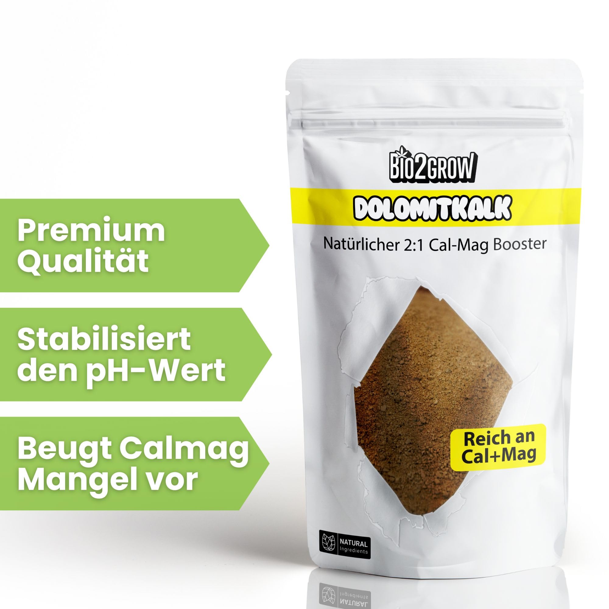 Dolomitkalk 5KG – Magnesium und Calcium für Bodenverbesserung, pH-Wert-Regulierung und gesundes Wachstum