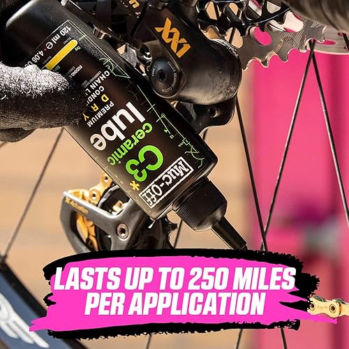 Miniatura 6 de Muc-Off Kit de limpieza de bicicleta de lubricante de cadena seca de cerámica y limpiador de transmisión