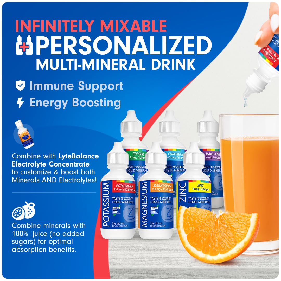 Taste N' Score Potassium Liquid Ionic Mineral Supplement; 100% Pure; 110 mg; 72 Servings — Amazon image 8