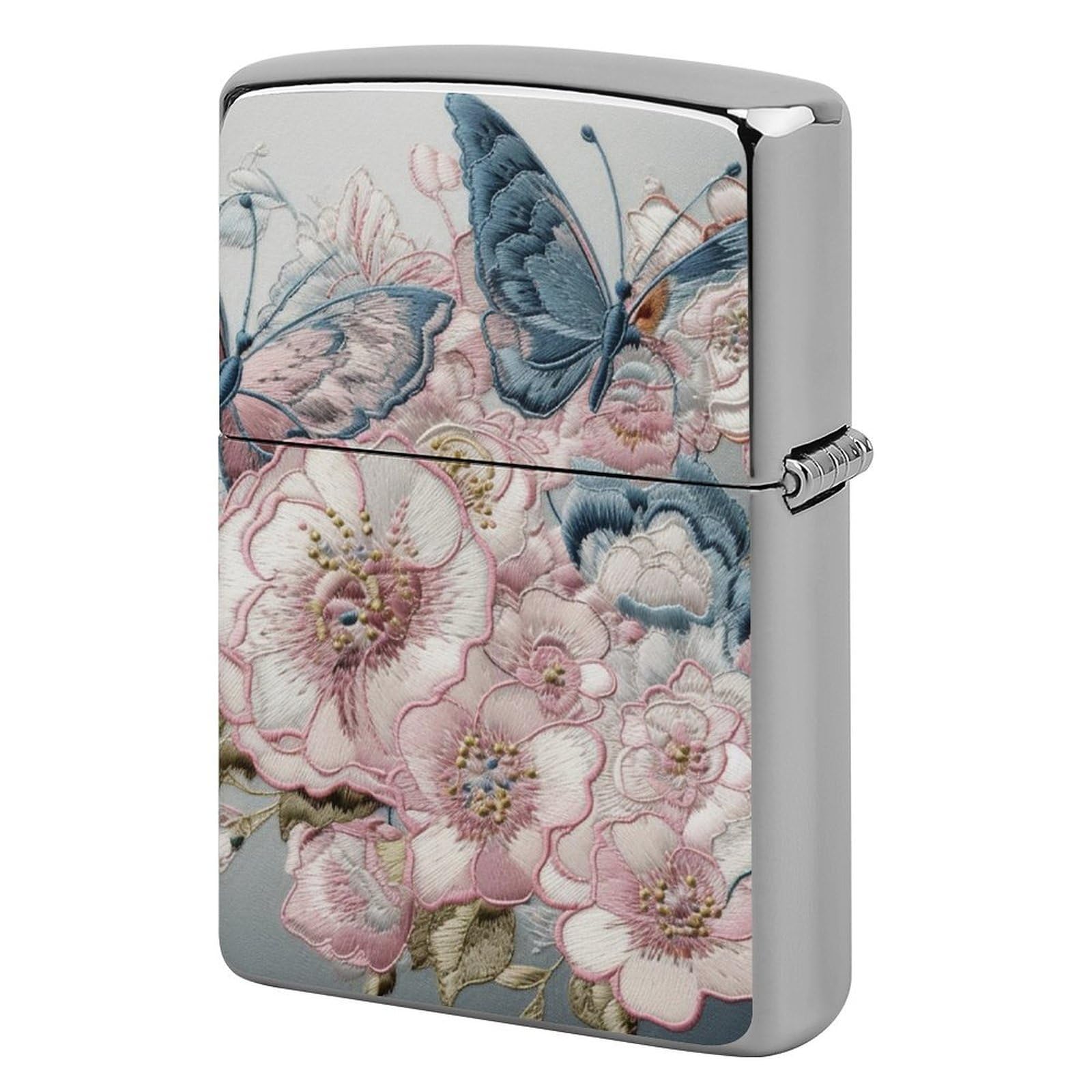 Beautiful Butterfly Pattern Lighter Cover for Men, Personalized Lighter Case for Birthday Gift, Flip-Top Lighters Protective Cover, Portable Lighters Shell for Outdoor, Travel