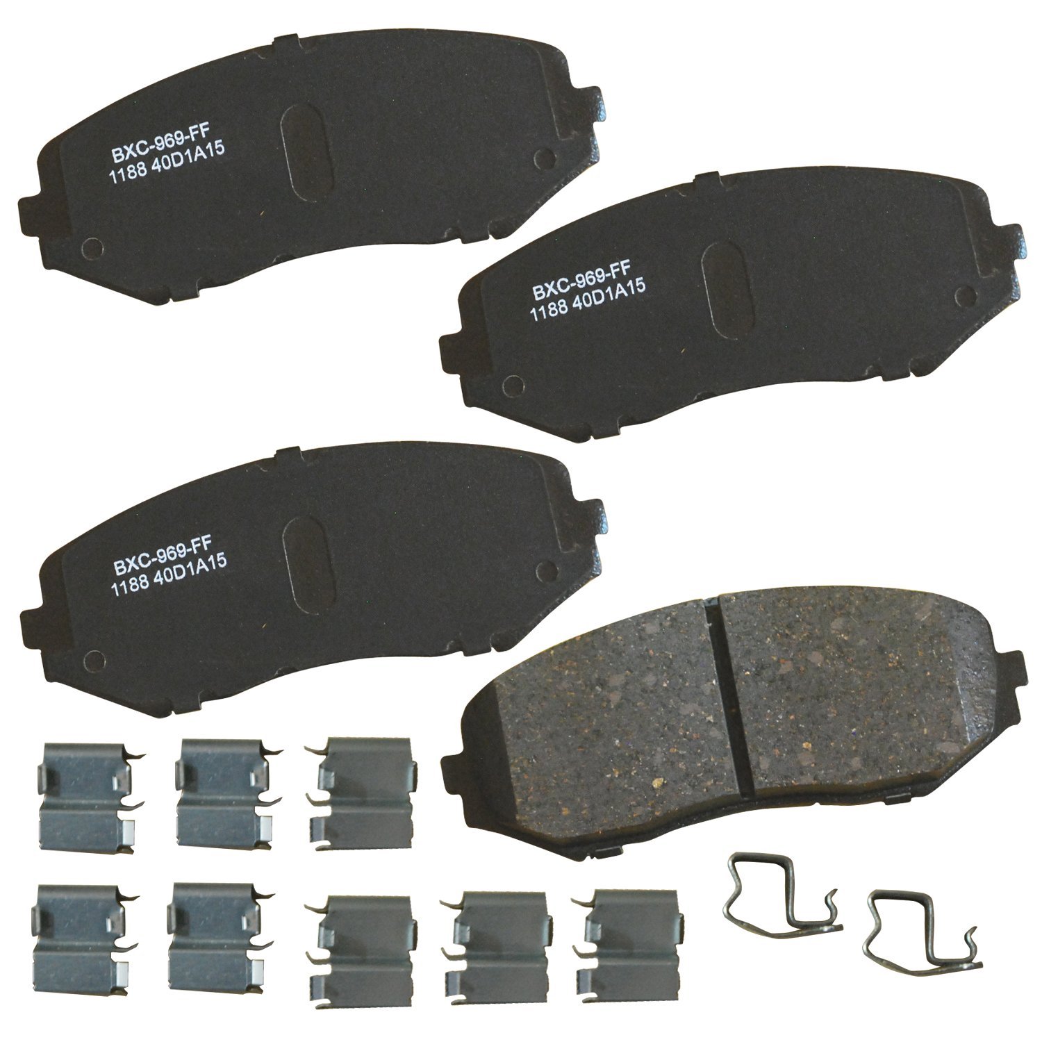 Bendix Premium SBC1188 Ceramic Front Brake Pads for Suzuki Grand Vitara 2017-2006