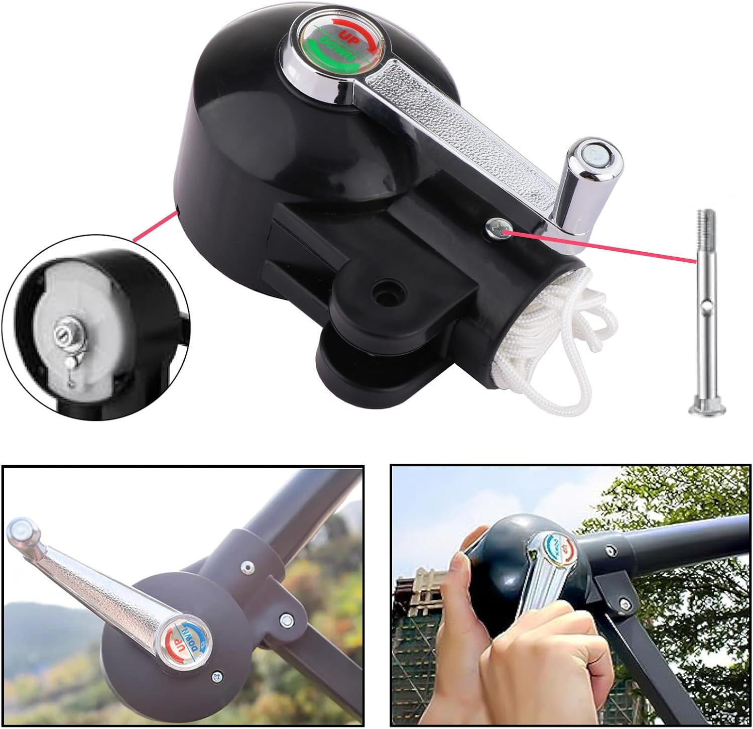 Patio Umbrella Replacement Parts, Patio Umbrella Accessories for Cantilever Offset, Garden, Beach and Courtyard image 4