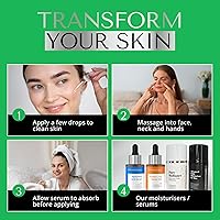 Vista 8 de DERMAWORKS Skincare & Beauty - Suero de retinol para la cara con vitamina E y ácido hialurónico - Antienvejecimiento antiarrugas - Suero de colágeno