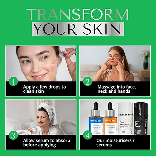 Miniatura 8 de DERMAWORKS Skincare & Beauty - Suero de retinol para la cara con vitamina E y ácido hialurónico - Antienvejecimiento antiarrugas - Suero de colágeno