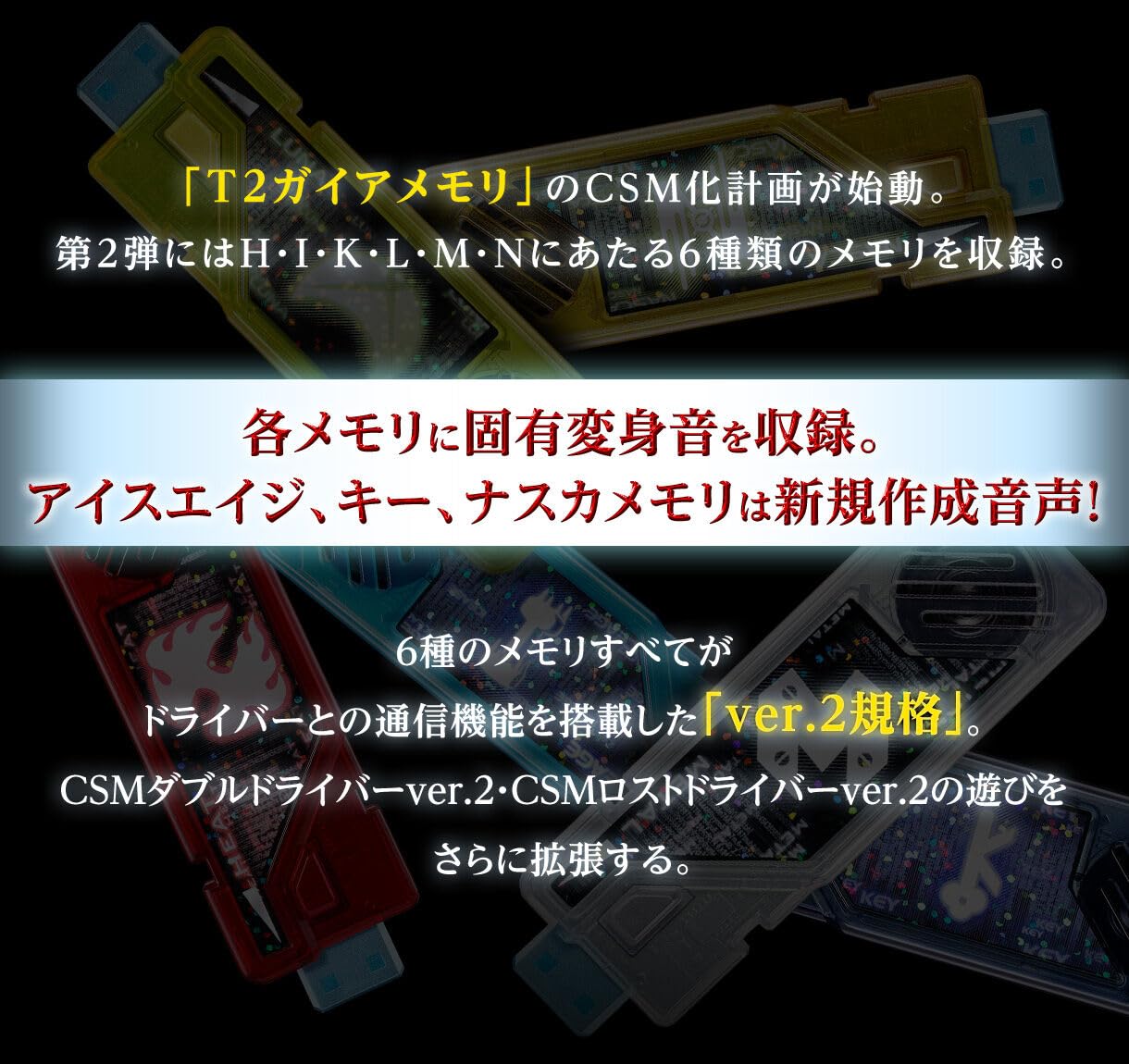 Amazon | CSM T2ガイアメモリver.2 HtoN | ベルト・なりきりアイテム