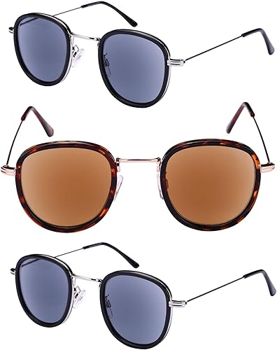 Mass Vision "El estimado par de 3 pares de lentes de sol de lectura (no bifocales) para lectores solares de lente completa