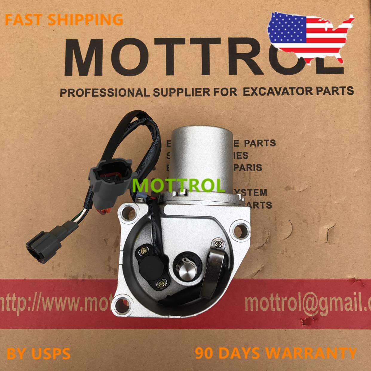 AT213992 KP56RM2G-007 Stepper Motor Assy, Throttle Motor Fits for Deere JD 210 225CLC 230LC 135C 160LC 200LC 230LC 330LC 75C 80C 85D