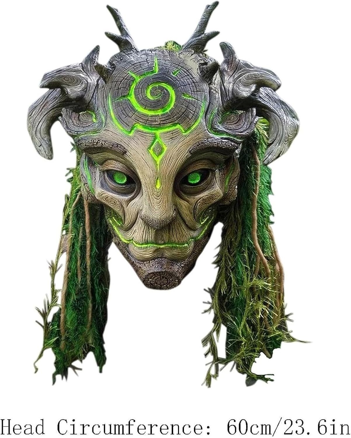 Mask Halloween Creepy Wrinkle Face Mask,Halloween Old Man Mask,Realistic Halloween Latex Human Wrinkle Face Mask (Color : Style-33, Size : Medium)