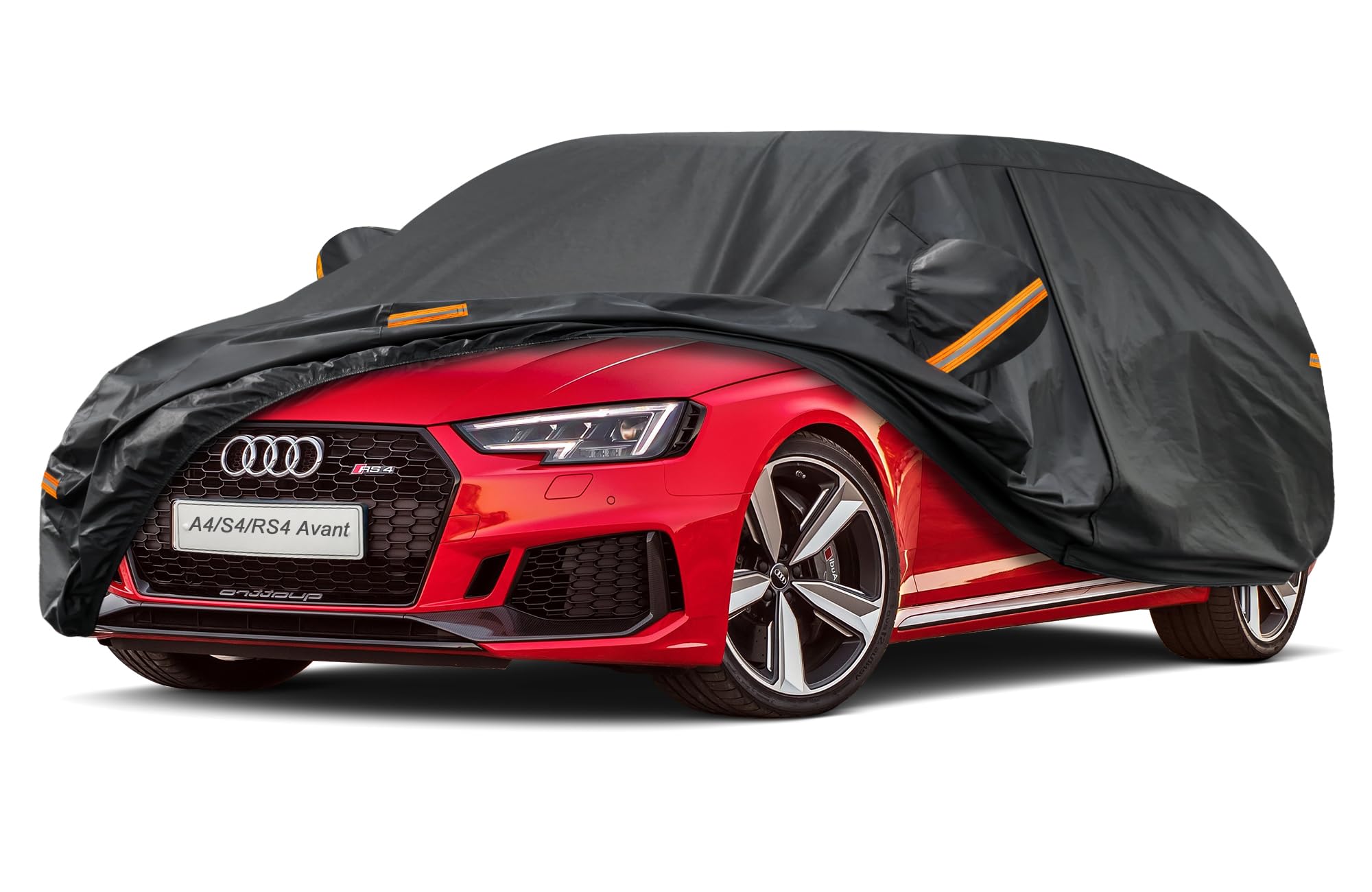 Kayme Funda Coche Exterior, Compatibles con Audi A3 Sportback(1996-2025), Cubierta para Coche Impermeable Transpirable Anti-UV Antipolvo de 7 Capas, Cubre Coche con Cremallera y Forro de Algodón. — view 61